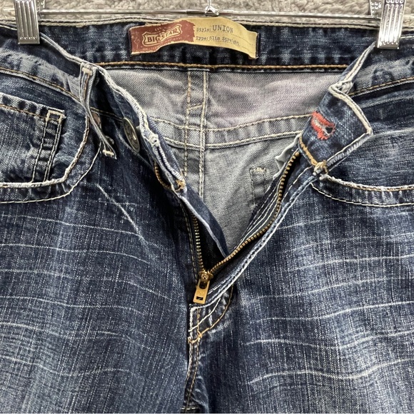 Big Star Men Jeans 34R Slim Straight Dark Wash Denim Western (35x30) - Picture 4 of 16